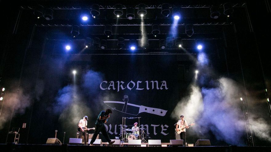 Un momento de la actuación de Carolina Durante en el Conde Duque