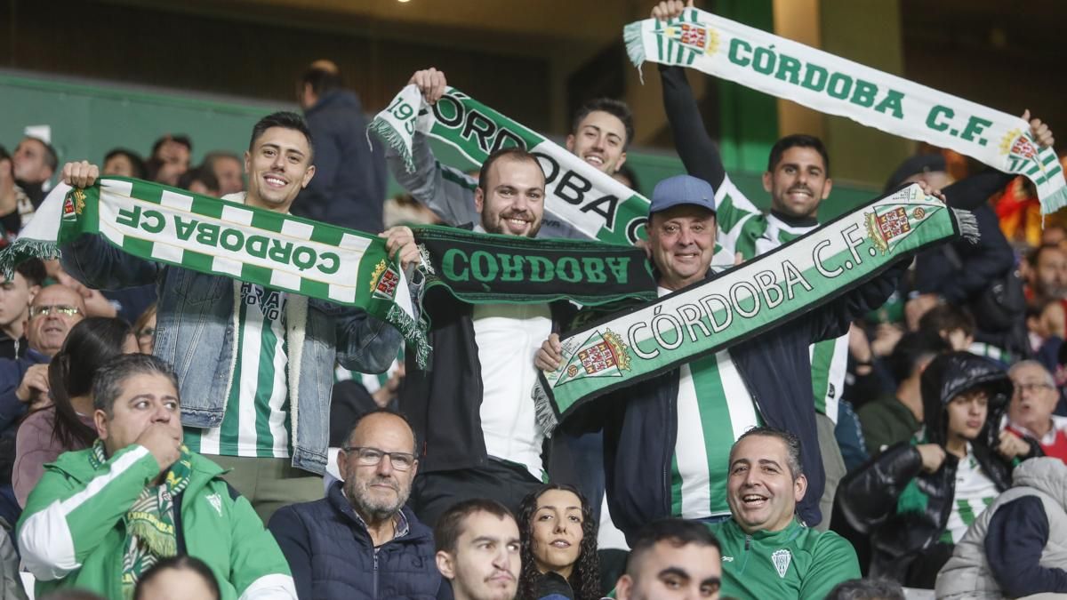 Grada Blanquiverde del Córdoba CF - RC Deportivo