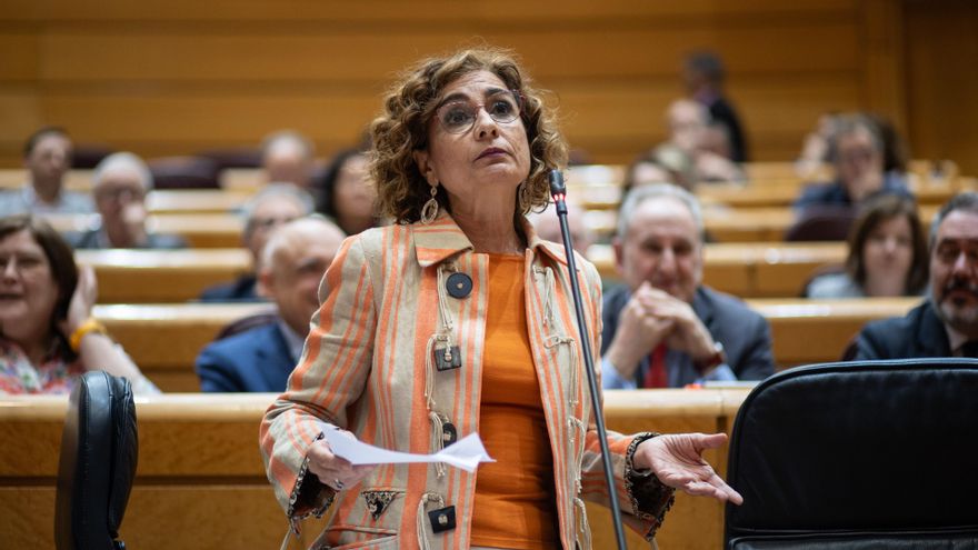 La vicepresidenta primera y ministra de Hacienda, María Jesús Montero.