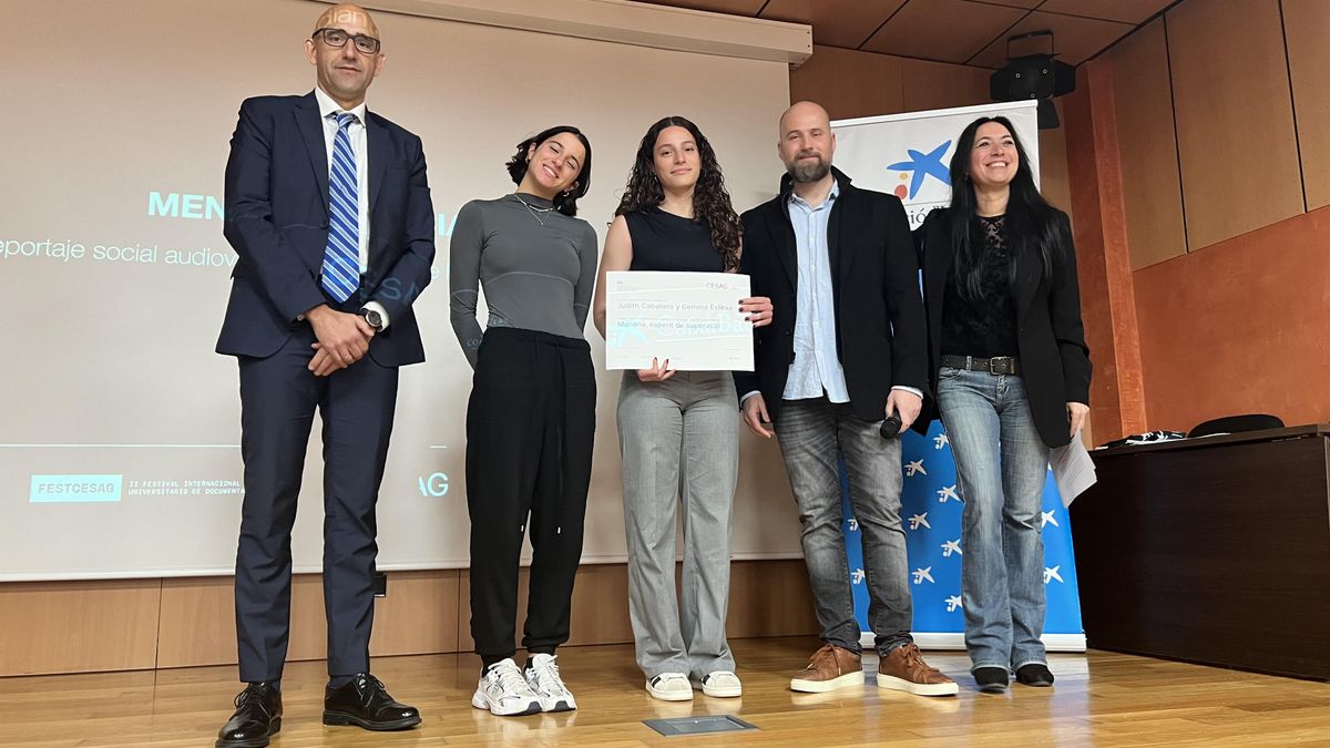 Las ganadoras de la categoría institutos.