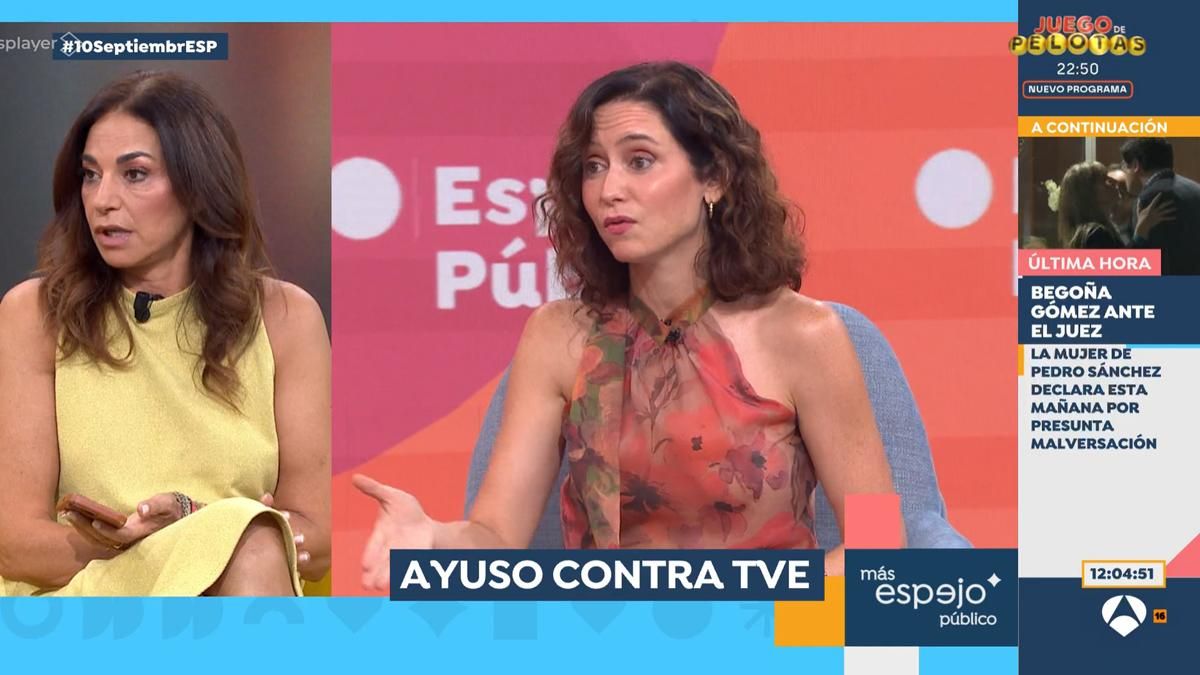 Mariló Montero habla en 'Espejo Público' de sus críticas a TVE
