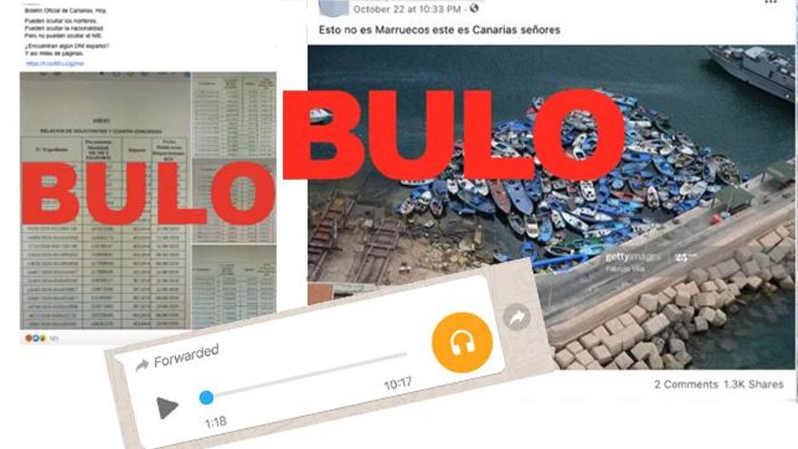 Audios, fotos y listados de ayudas: bulos sobre la llegada de inmigrantes a Canarias
