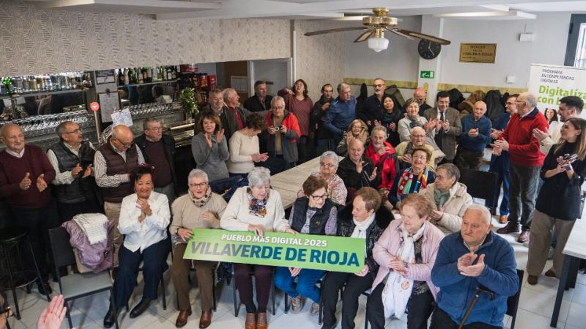 Villaverde de Rioja, el pueblo más digital 2025: mujer mayor de 55 años, el perfil del participante