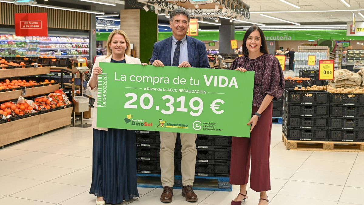 La Fundación DinoSol destina 20.319 euros a la investigación contra el Cáncer con la iniciativa 'La Compra de tu Vida'