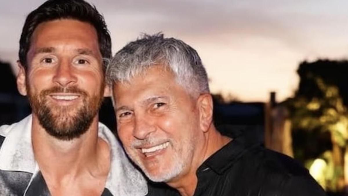 Lionel y Jorge Messi
