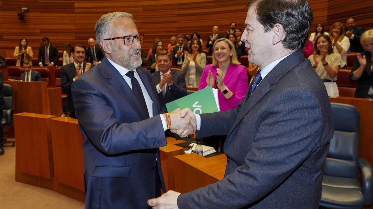 Mañueco mantiene a Quiñones como consejero en Industria y el vicepresidente de Vox llevará Desregulación y Familia