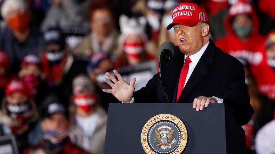 El presidente de EE.UU, Donald J. Trump. EFE/EPA/KAMIL KRZACZYNSKI