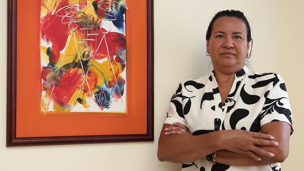 Ana, la madre de Triana, la mujer asesinada en el barrio de Arenales,.