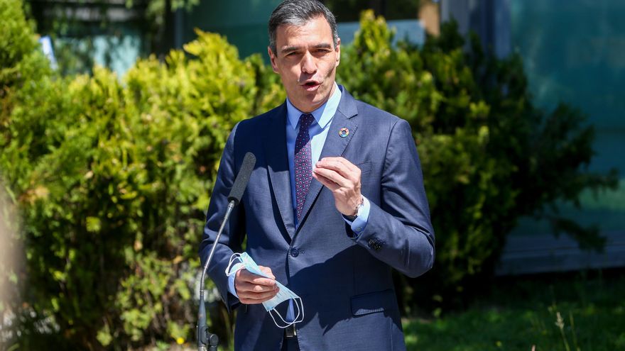 El presidente del Gobierno, Pedro Sánchez