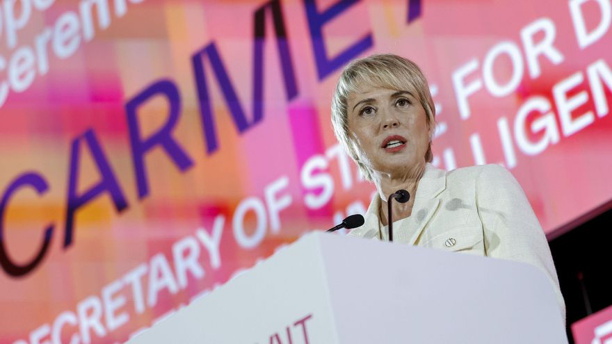 La secretaria de Estado de Digitalización e Inteligencia Artificial, Carme Artigas, en una imagen de archivo. EFE/Daniel González