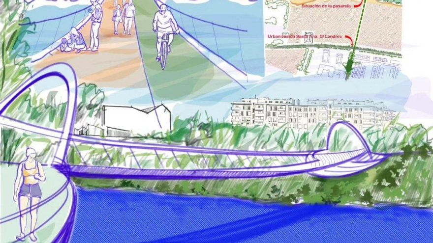 Paso peatonal propuesta por el candidato del PP a la Alcaldía de Valladolid, Jesús Julio Carnero.