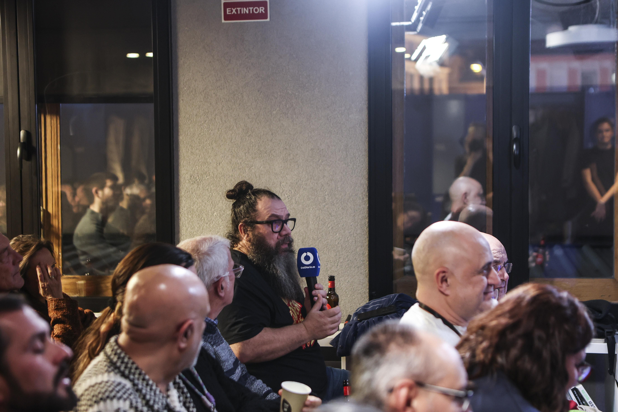 La banda Morgan en la redacción de elDiario.es