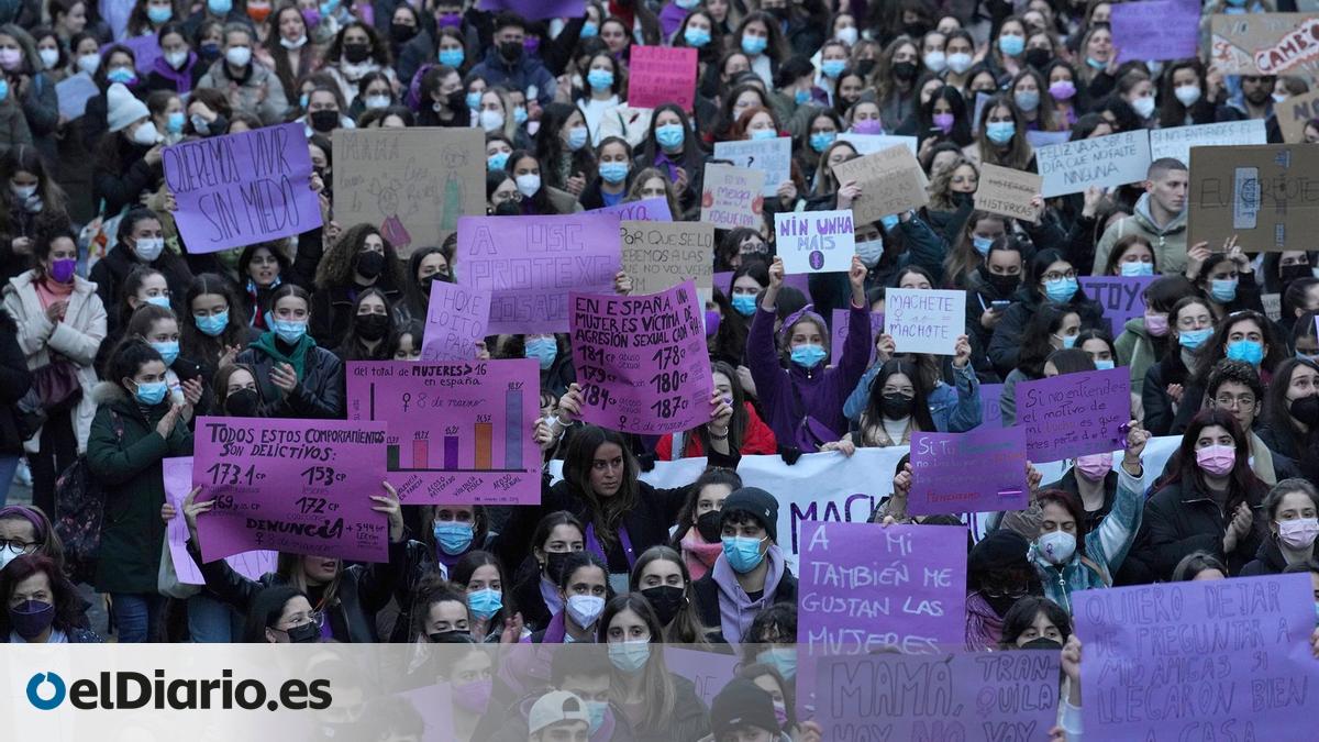 Mapa de las manifestaciones convocadas para el 8M en Galicia