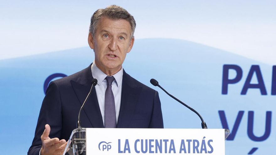 El líder del PP, Alberto Núñez Feijóo, en una imagen de archivo. EFE/ Chema Moya