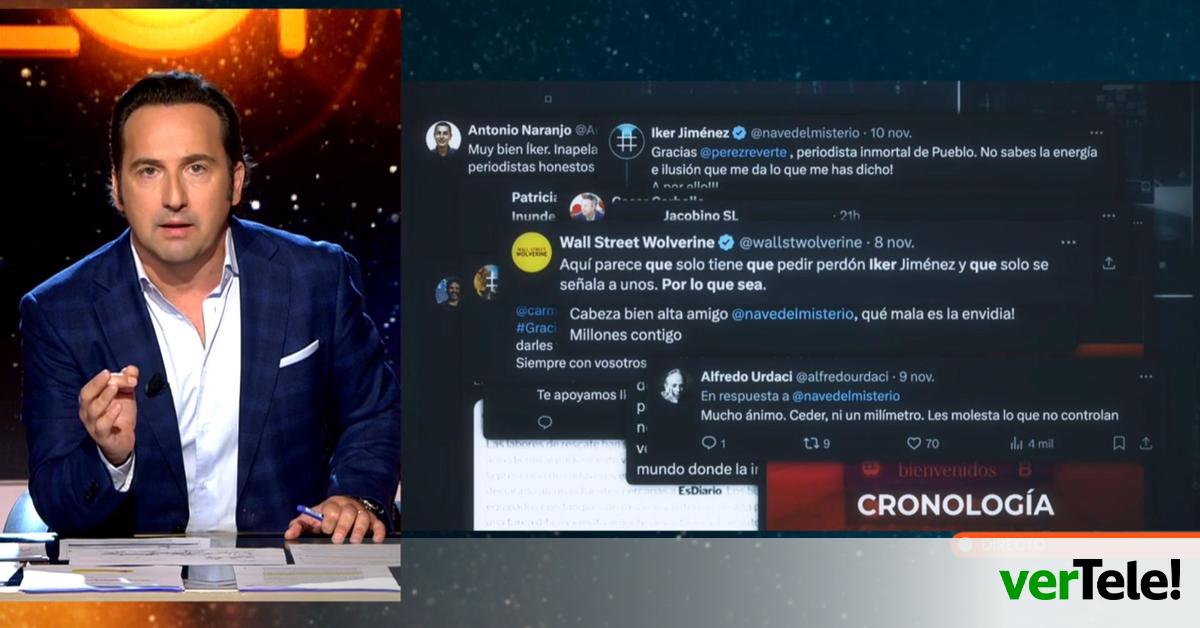 Iker Jiménez afirma que "lucha por la libertad" y da gracias a Mediaset y Alessandro Salem: "Gente de honor"