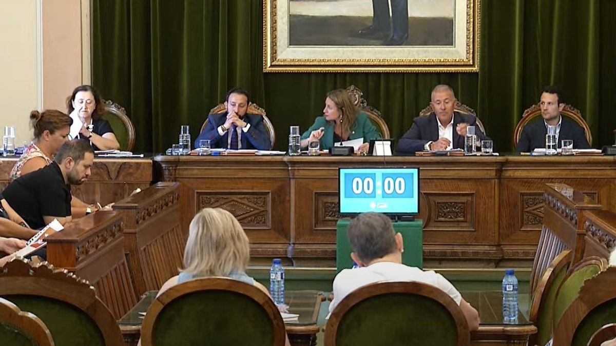 Imagen de la sesión del pleno municipal de Castelló de la Plana.