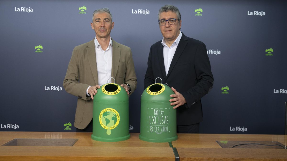 El contenedor verde recibe una media de 88 envases por persona al año en La Rioja