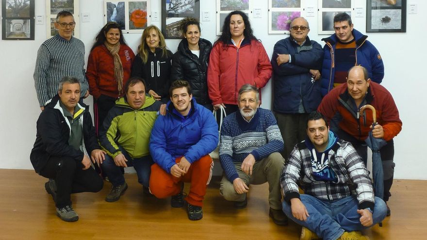 Miembros del Taller de Fotografía de Laciana.