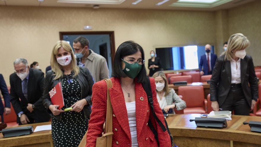 Darias insiste en el Congreso en que no hará falta el estado de alarma tras el 9 de mayo