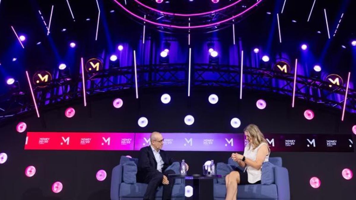 El consejero delegado de BBVA durante su participación en Money2020