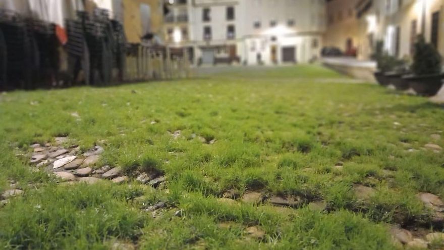 Imagen de hace apenas un mes, en 2023, en la que resulta difícil ver los cantos rodados.