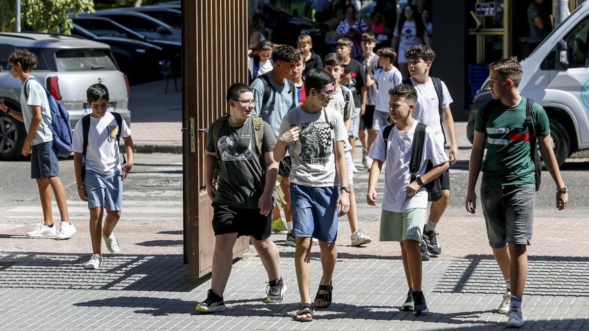 Comienzo de las clases en los institutos