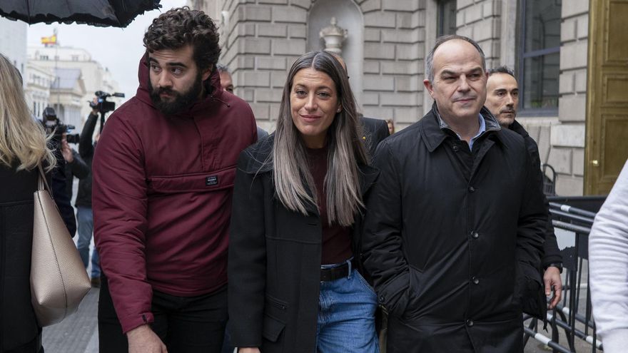 Reunión entre el secretario general de Junts, Jordi Turull y el secretario de Organización del PSOE, Santos Cerdán