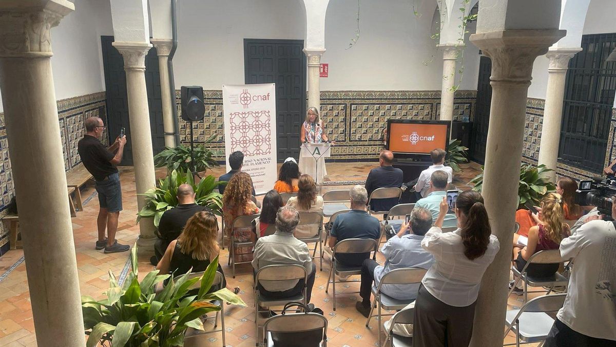 Presentación del Concurso Nacional de Arte Flamenco (CNAF) en Sevilla.