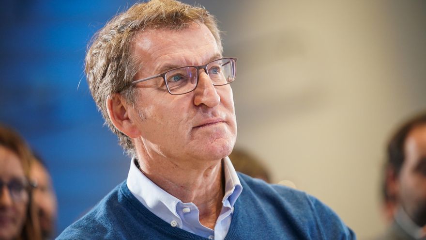 El presidente del Partido Popular, Alberto Núñez Feijóo