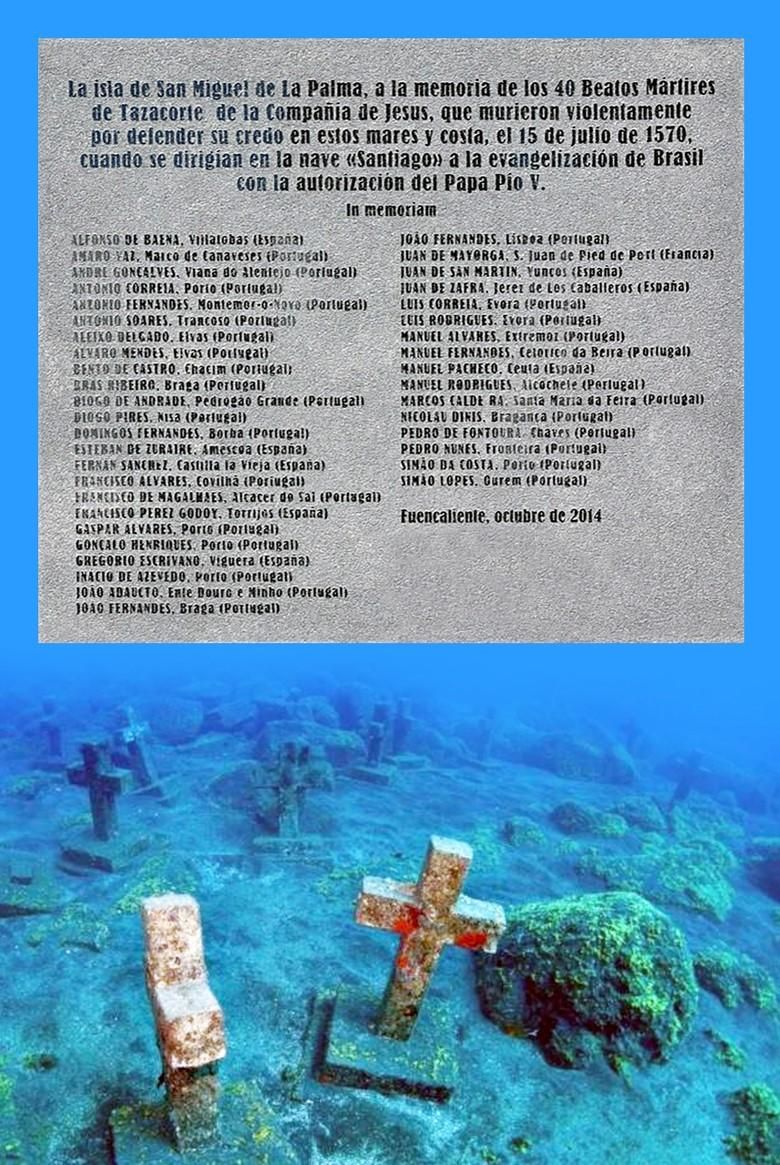 Relación de los jesuitas que murieron en 1570, Beatos Mártires de Tazacorte.