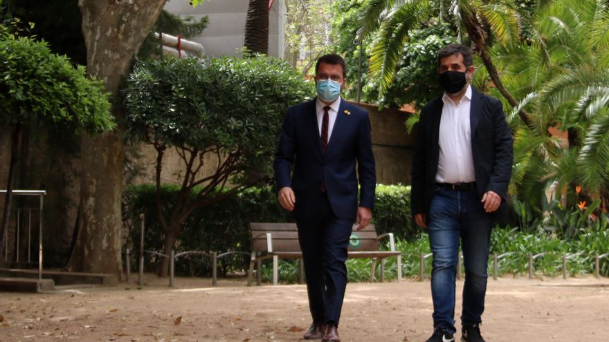 El 'pacto de las masías': cómo Aragonès y Jordi Sànchez encauzaron en 48 horas una investidura encaminada al fracaso