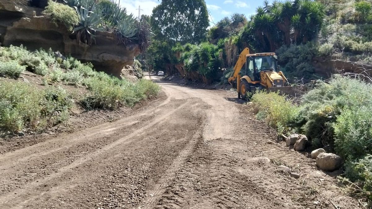 Las Palmas de Gran Canaria recupera el acceso al barranco de Las Goteras, dañado por la borrasca Therese