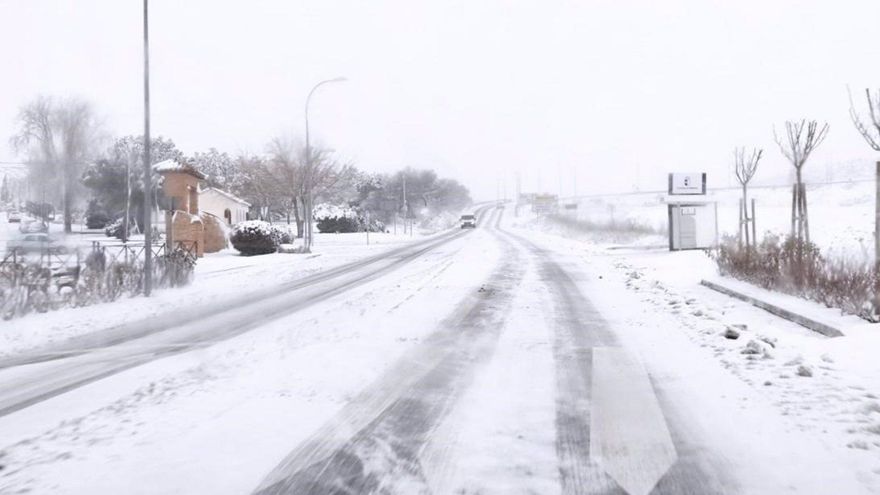 Filomena afecta ya a más de 6.000 kilómetros de la red de Carreteras de Castilla-La Mancha