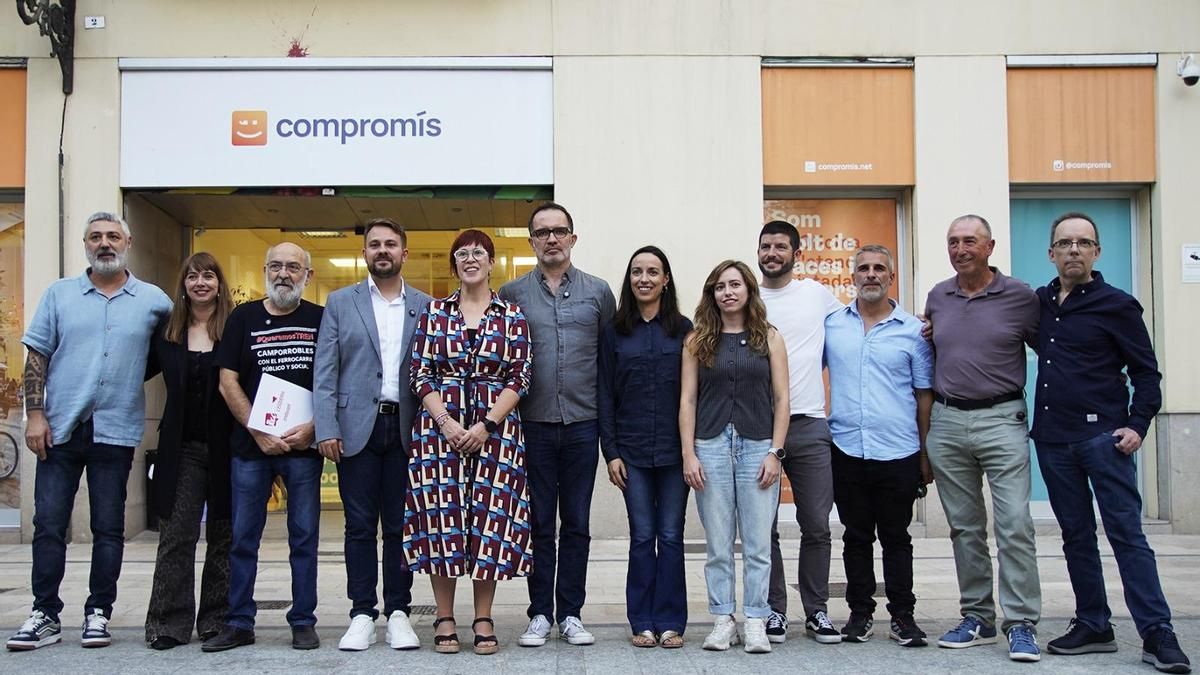 'Compromís: Front Valencià' presenta su candidatura unitaria de izquierdas: "Es un acuerdo histórico para que toda la gente pueda votar"