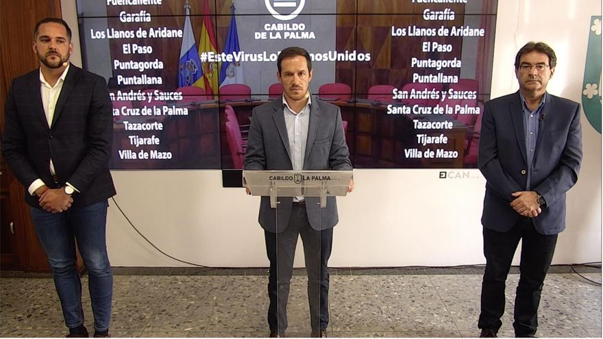 Kilian Sánchez, Mariano H. Zapata y José Adrián Hernández este viernes.