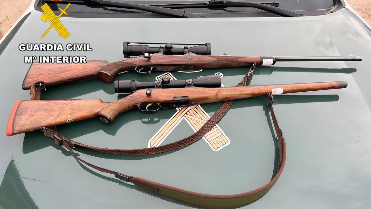 La Guardia Civil investiga a tres personas por presunta caza furtiva en la comarca de Molina de Aragón