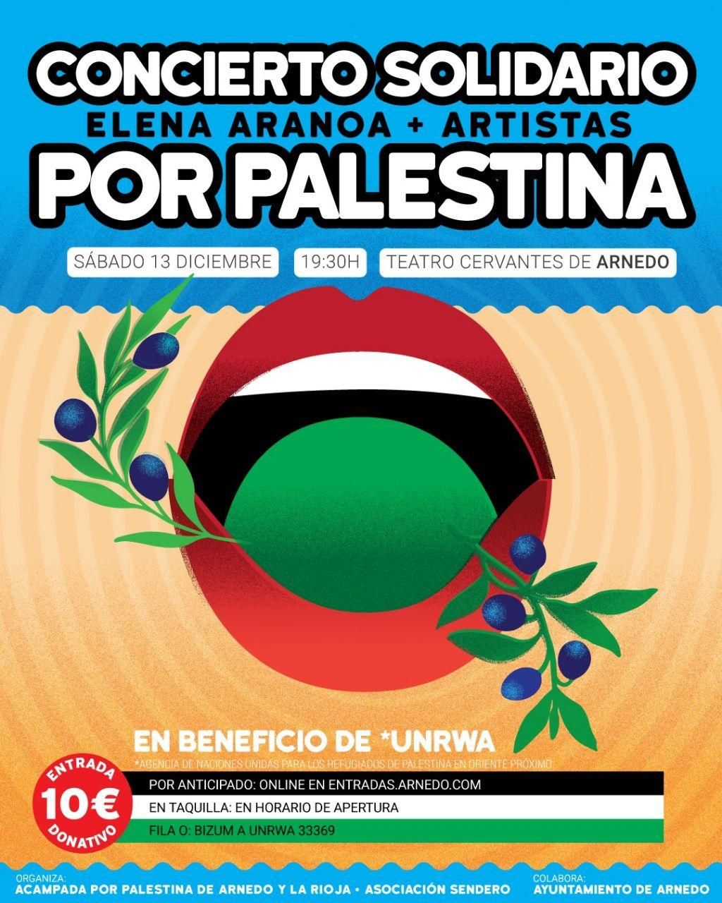Concierto por Palestina en Arnedo