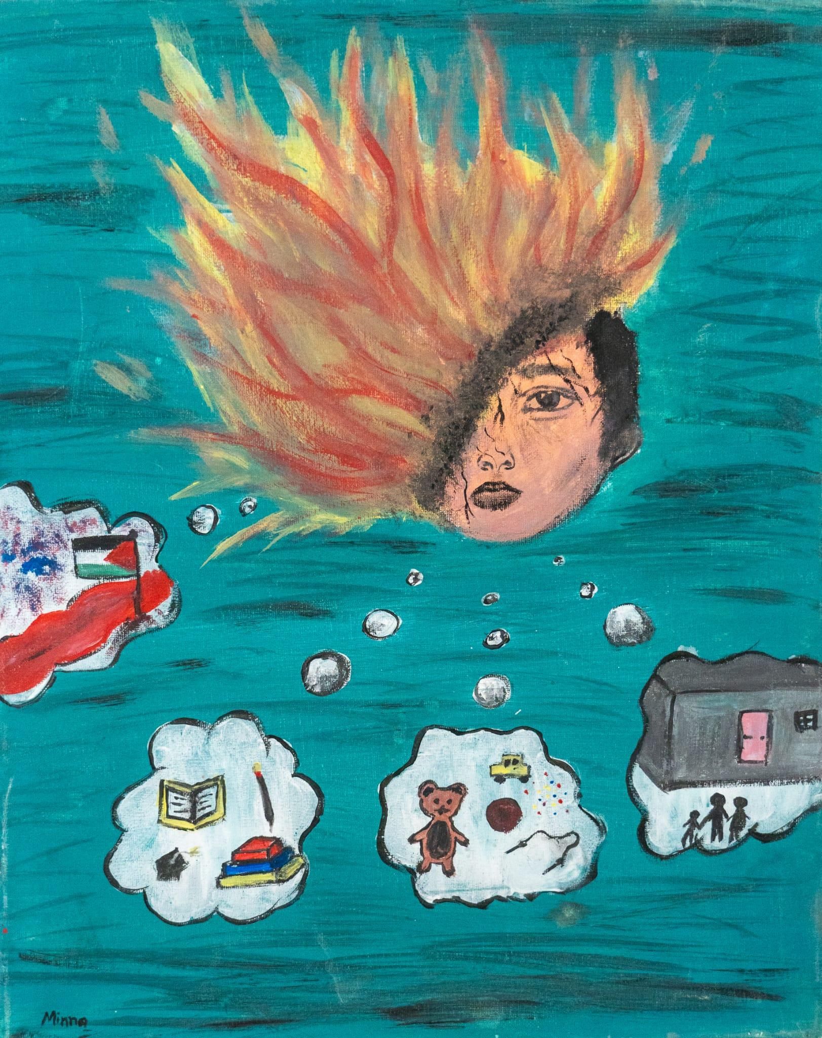 El horror en Palestina a través de 25 dibujos  de adolescentes anónimos en el campo de refugio de Dheisheh