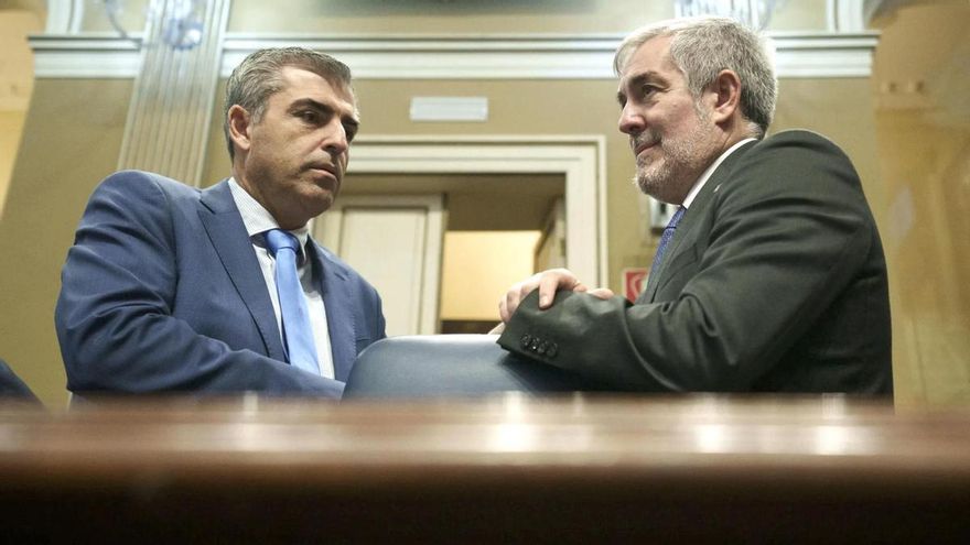Clavijo se felicita por su pacto con el PP y recuerda que están "para defender a Canarias"