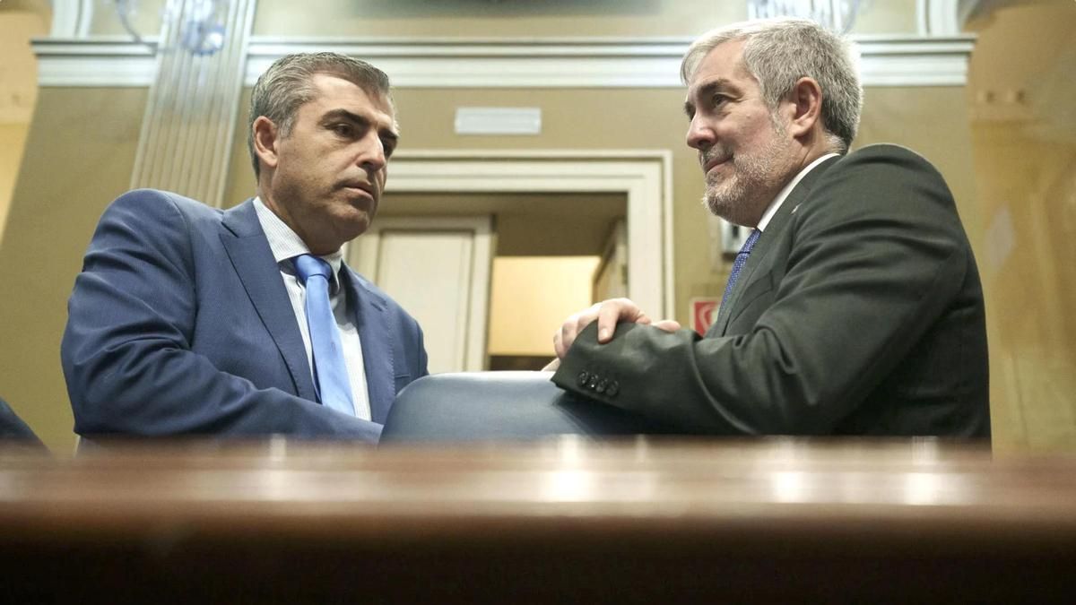 Clavijo se felicita por su pacto con el PP y recuerda que están "para defender a Canarias"