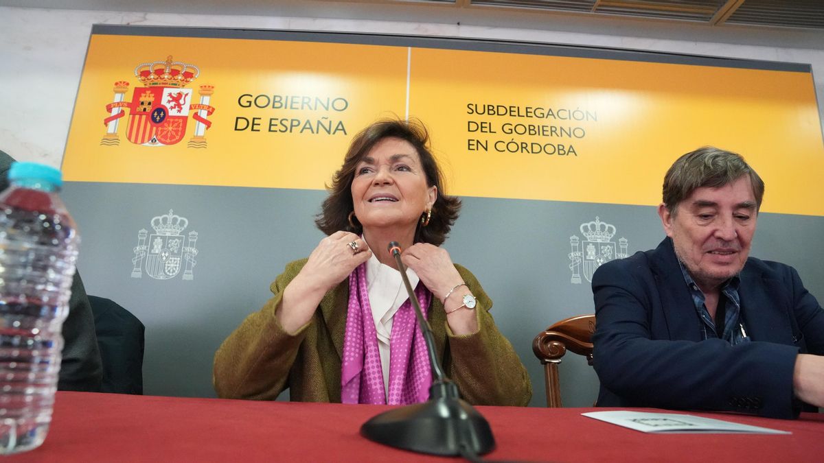 Carmen Calvo y Luis García Montero, en la presentación de los actos en torno al 'Año Internacional Averroes'