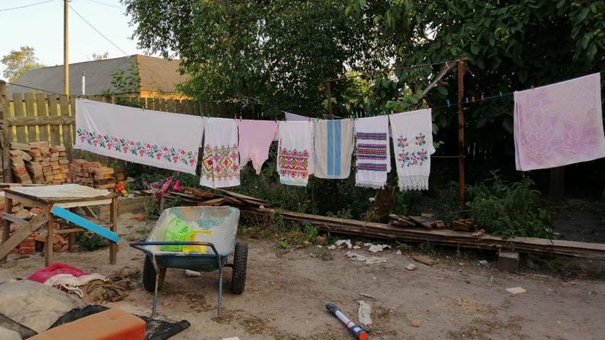 Vivienda en la localidad de Ivankiv durante un viaje de la Asociación Chernóbil Elkartea en 2019