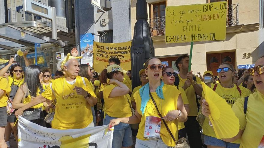 Las educadoras infantiles de Madrid afrontan el nuevo curso en huelga indefinida y "con mucha preocupación"