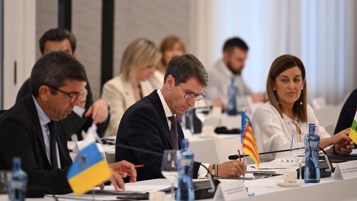 Gonzalo Capellán (PP) en la Conferencia de Presidentes en Barcelona