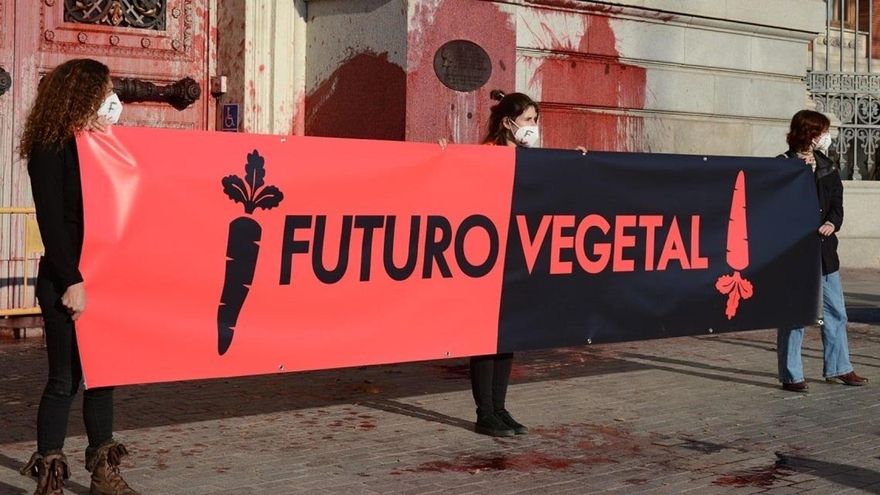 La Policía lanza una operación contra activistas de Futuro Vegetal por una de sus acciones en Madrid