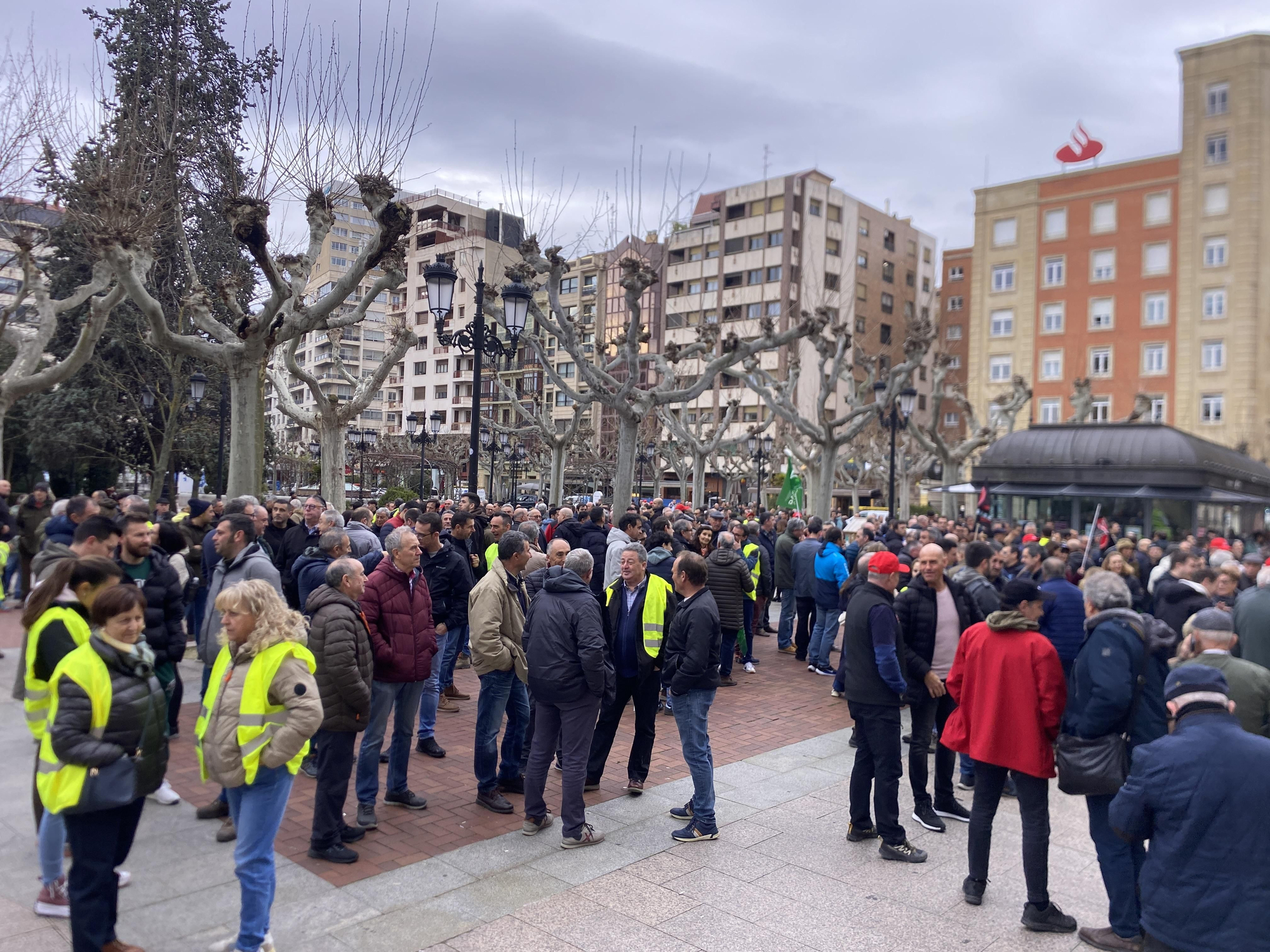 Tractorada en Logroño: "El campo ya no puede más"