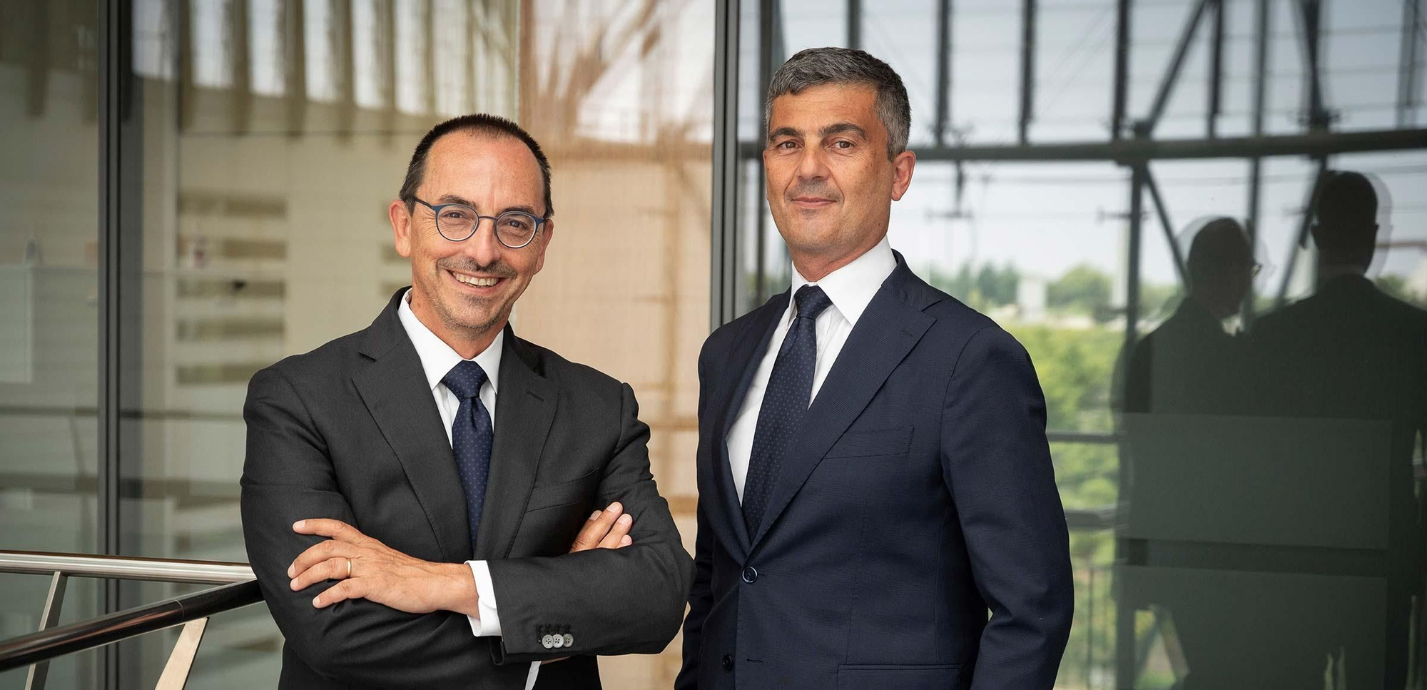Gianni Armani, consejero delegado de Endesa (izq.) y Daniele Caprini, director general de Administración, Finanzas y Control.