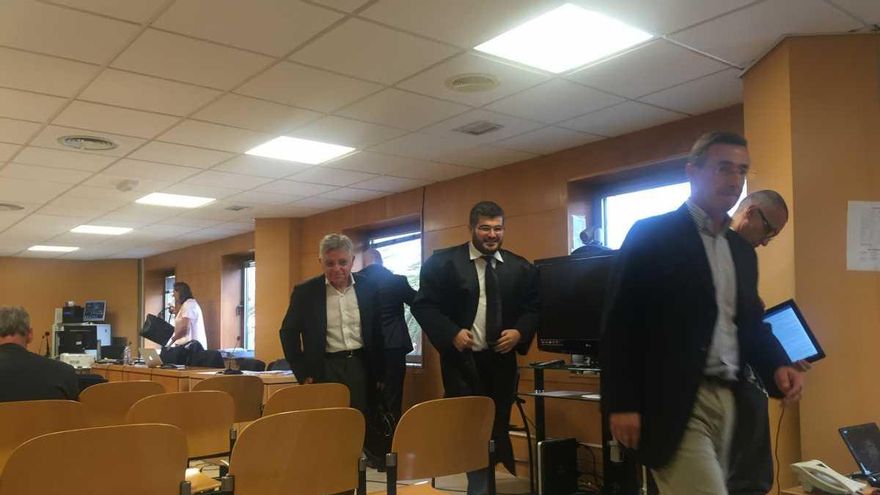 Imagen de archivo de una sesión de la vista oral del ya sentenciado caso Las Teresitas, en la Audiencia Provincial tinerfeña