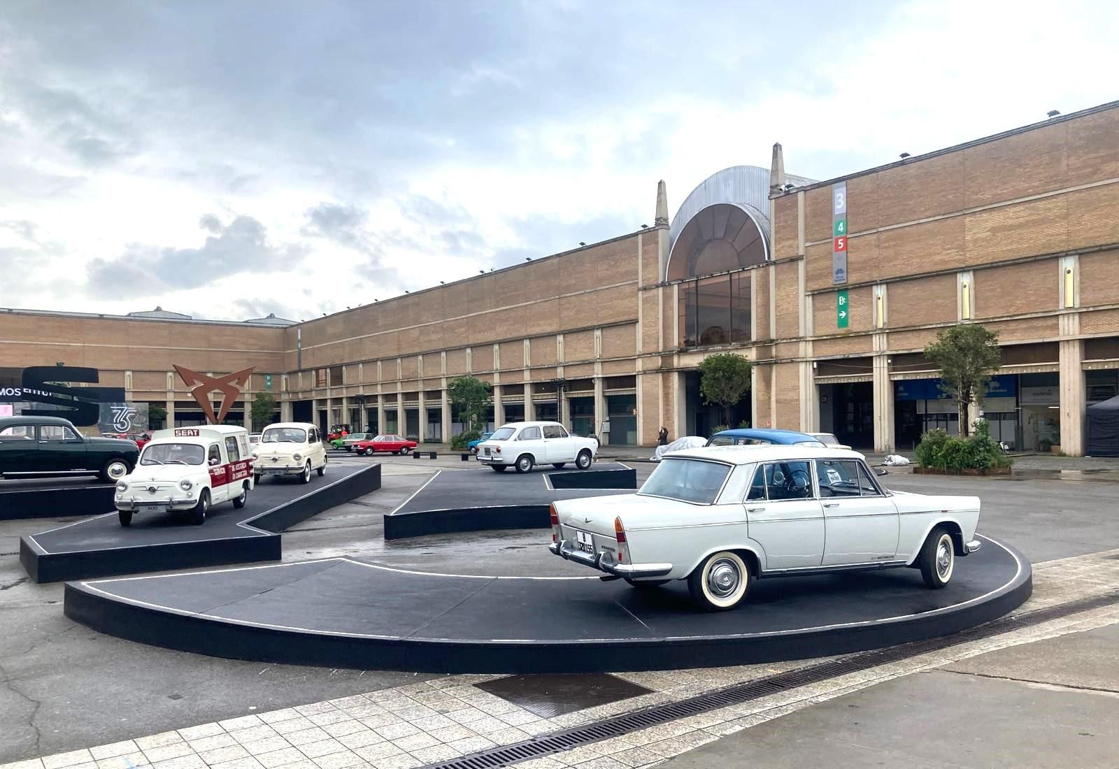 Parte de los modelos históricos que ha reunido Seat para conmemorar sus 75 años de actividad.