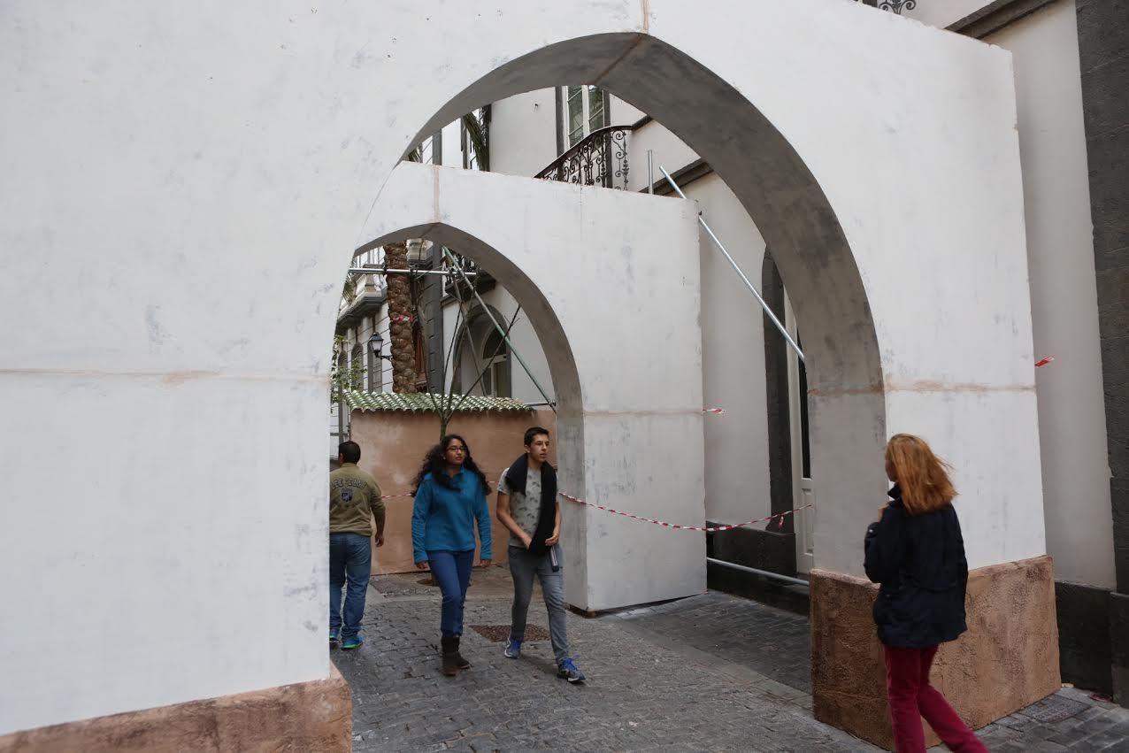 Rodaje de 'Allied' en Las Palmas de Gran Canaria. (ALEJANDRO RAMOS)